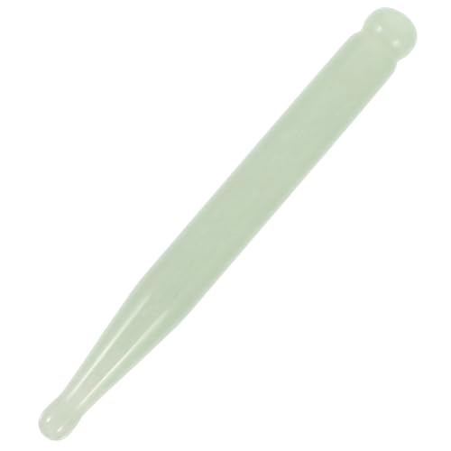 minkissy Jade Massage Rod for Pressure Natural Jade Acupoint Scraping Tool for Back Neck Promotes Relieves and Enhances Relaxation