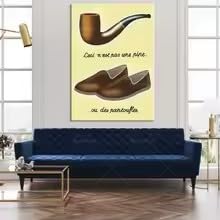 Affiche d'art abstrait chaussettes MAIMANG 50x70cm solution pour mur vide et terne - 3