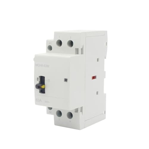 Contacteur modulaire Ac MCH8-63M interrupteur manuel rail Din 220V - 3