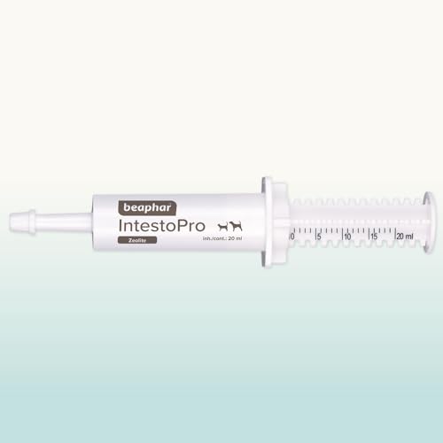 BEAPHAR - IntestoPro Paste Für Hunde - Mit Zeolith - Mit MOS & FOS - Unterstützt Das Gleichgewicht Der Darmfunktion - 2 x 20 ml