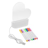 Transparence éclairée : fonctionne comme une veilleuse, fournissant un éclairage doux pendant , tableau lumineux, tableau d'écriture pour enfants