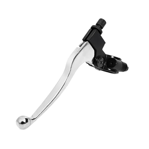 Poignée d'embrayage moto pliable argent pour vos balades et trajets quotidiens 22 mm