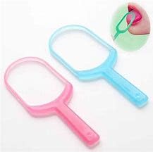 Generic 3 Tongue Cleaner Scraper Oralcare Colors Vary Set of 3pcs Tongue Cleaner Plastic Hygiene Mouth Care Oral