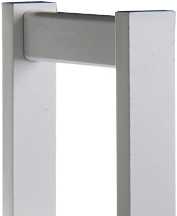 wilko Free Standing Storage Unit 3 Tier White, Rustic Style Storage Tower, White Colour Storage Tower, 19.1 x 25.3 x 75.7cm