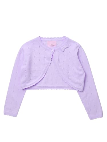 Girls Long Sleeve Cardigan Childrens Knit Open Front Bolero Shrug Sweater Coat3
