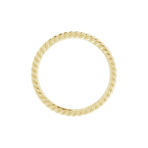 Thin Rope Wedding Band Solid 925 Sterling Silver Real 10k 14k 18k Yellow Rose White Gold OR Platinum Rope Ring 1.5mm 2mm 3mm2