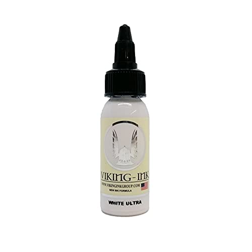 VIKING INK - Tattoo Ink WHITE ULTRA colour (30ml)
