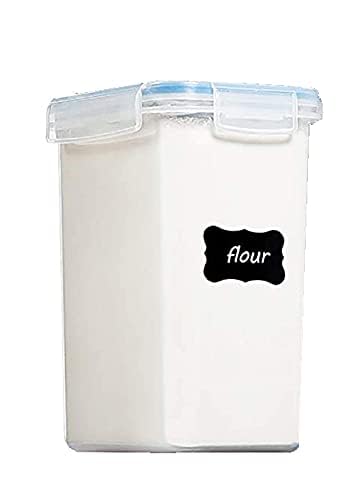 Image of Kitchen Storage Container Set of 1pc Food Safe & BPA Free Plastic Kitchen Containers and Jars 500ml Cereal Dispensers Airtight Fridge Container with Leakproof Lid (1.5L, Rectangular, Transparent)