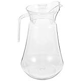 Pichet transparent – ​​le couvercle s'adapte parfaitement à la bouteille et ne glisse pas, ce qui facilite le service de l'eau