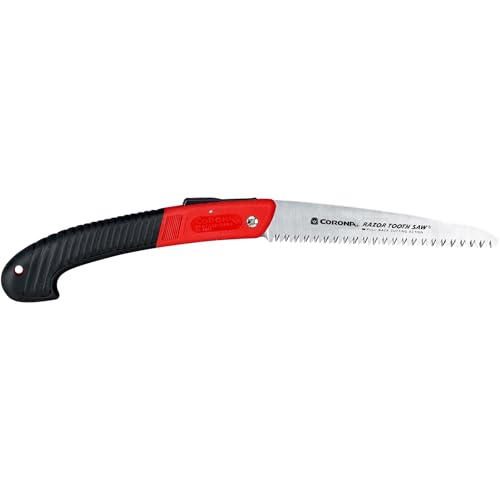 Corona RS 7041 Razor Tooth Folding Saw, 7-Inch Blade , Red