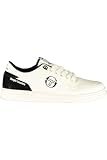  Sergio Tacchini Varese Baskets à lacets pour homme Pointure 40-46, Blanc cassé noir 2933, 44 EU