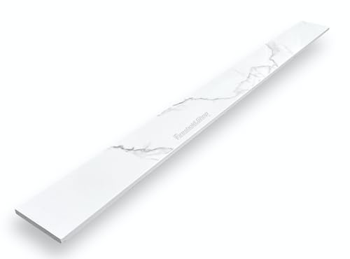 Threshold.Shop Calacatta Engineered Marble Threshold for Shower Curb, Bathroom Vanity Backsplash, Window Sill, Door Transitions (5