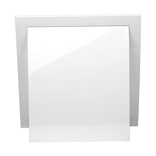 Repa Market 6 Inch / 150mm Exhaust Hood Vent with Rain Cover, White ABS Plastic Wall Air Vent Cover - Image 2