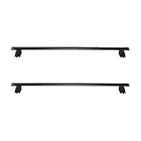 Galerie de Toit Convient pour Jeep Grand Cherokee 2011 – 2021, 2 Barres transversales, Porte Bagages de Voiture, Charge 90 Galerie de Toit à Plateau