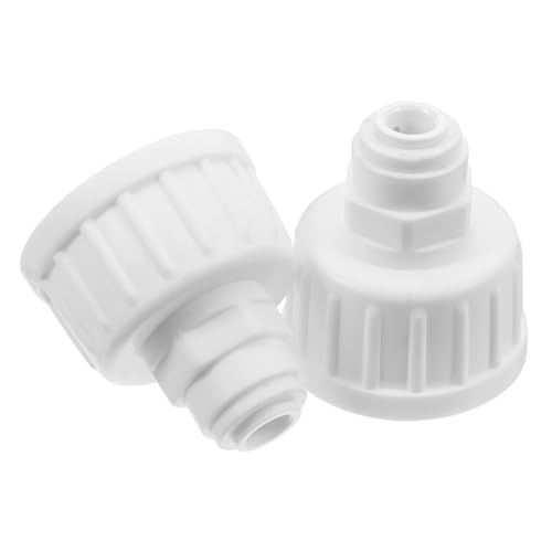 SHINEOFI Connettori Rapidi per Nebulizzazione Acqua 1/4 2 Pezzi, Raccordi Dritti per Tubo Giardino, Accessori Irrigazione Esterna Resistenti a Perdite, Kit Prolunghe per Spruzzatori Patio