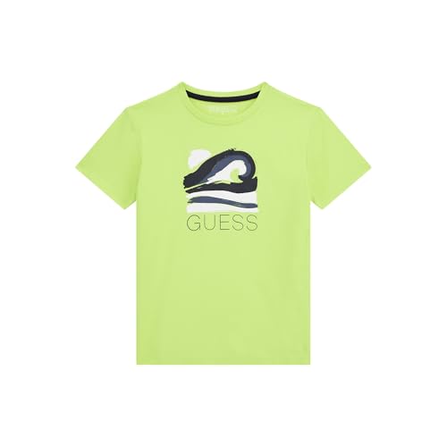 GUESS Boys' Eco Short Sleeve Wave T-Shirt