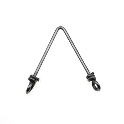 60 conectores bifurcados V para pesca marina acero inoxidable miniatura 7