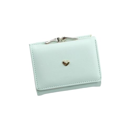 Wallet Fashion Short Stylish Simple Coin Purse(Lightgreen)