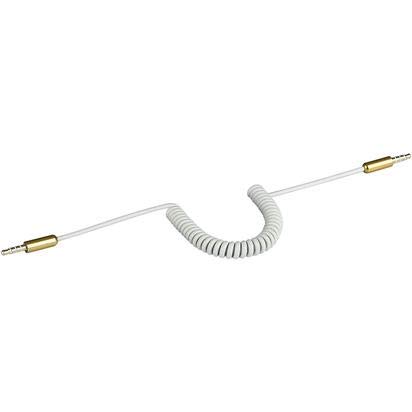Bticino Connettore Audio Jack S2603D, Cavo Audio, Connettore Maschio 3,5Mm, Lunghezza Massima Cavo 80Cm, Bianco