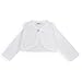 IDA KNITWEAR Girls’ Knit Bolero Shrug – Soft Acrylic Long Sleeve Shrug for Special Occasions (US, Age, 5 Years, Ecru)