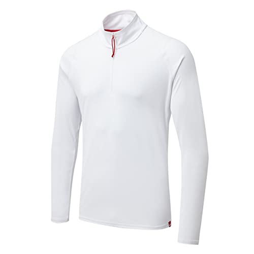 Gill Mens Long Sleeve UV Tec Zip Top - 50+ UV Sun Protection3