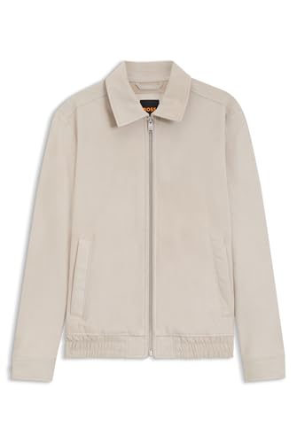 Veste en cuir BOSS Josurf blouson en suède doux haut de gamme