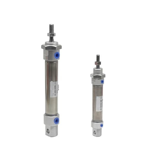 Mini vérin pneumatique rond MA25X40S en acier inox avec aimant