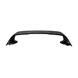Evo X Style Trunk Spoiler for Mitsubishi Lancer 2008-2017, 3pc Painted Black Rear Wing X42, Upper ABS Lip for Aggressive Styling -MEVO103A