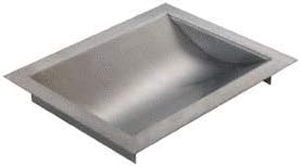 CRL Standard 12 Wide X 10 Deep X 1-9/16 High Brushed Stainless Finish Drop-In Deal Tray