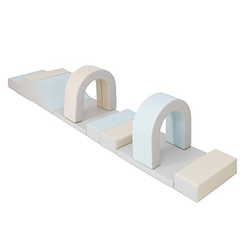 ふやせるアスレチックソフトブロック ベーシックセット (パステル)