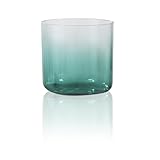 Alchemie Schüssel mit Farbverlauf, transparent, transparent, Kristallglas, professionelles Meditationsinstrument, 15,2 - 17,8 cm, Stressabbauwerkzeug für Erwachsene