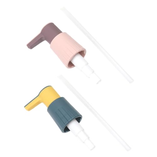 CIYODO 2pcs Pump Head Squeeze Press Nozzle Kitchen Pump Dispenser Oyster Sauce Dispensers Pressure Oil Sprayer Conditioner Pump Nozzle Water Pump Dispenser Bottle Spray Nozzle or