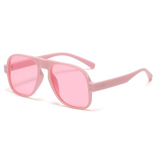 Lunettes de soleil à rivets décoratifs style rétro chic