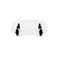 Motor Windscherm Universele Motorfiets Windscherm Verlengstuk Verstelbare Spoiler Klem-Op Windscherm Deflector Motorfiets Windscherm(Smoke Motor Windscherm Universele Motorfiets Windscherm Verlengstuk Verstelbare Spoiler Klem-Op Windscherm Deflector Motorfiets Windscherm(Smoke