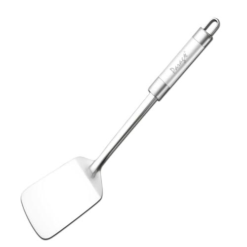 Parage 1 Pieces Stainless Steel Kitchen Tools for Home & Kitchen, Cooking and Serving, Turner/Spatula (Palta) for Dosa/Roti/Omlette/Paranthas/PavBhaji/Breads, Silver, Size: 36.8 cms