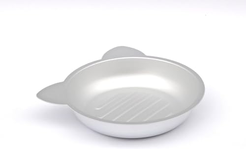 Fiegcit バスタブ子犬夏冷却巣クールアルミニウム洗面器夏中涼しくなります (M(38*38*7.5cm))