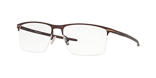 Image of Oakley Men Clear Lens Rectangle Frames - 0OX5140