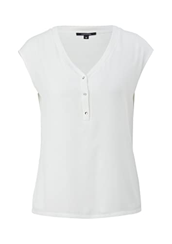 comma Damen T-Shirt, 0120 weiß, 42 Cover