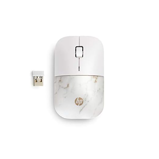 HP Z3700 - Ratón inalámbrico 1200 DPI, color mármol