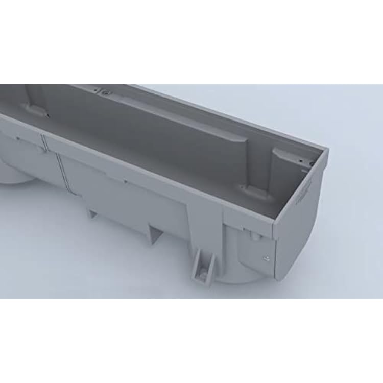 Polylok Heavy Duty Trench Drain End Cap - Gray