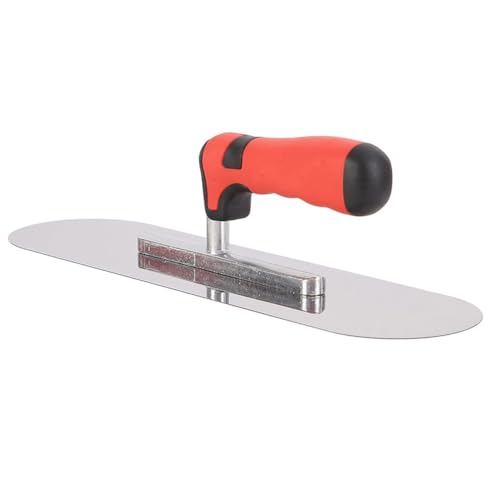 Wisyurt Edelstahl-Putzglätter, Flachglättkelle und Pool-Kelle (14 X 4 & 11 X 4) Trockenbau Putz Mauerwerk Handwerkzeug