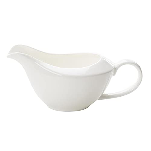 ERoomQ Saucer 1pc Home Ceramic Gravy Boat Saucier Sauce Jug Seasoning Storage Container Dish,