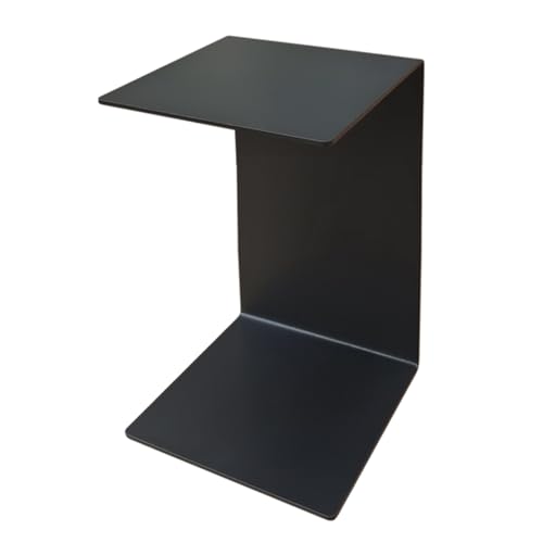 Table basse en fer meuble de salon noir design simple pour chambre - 4