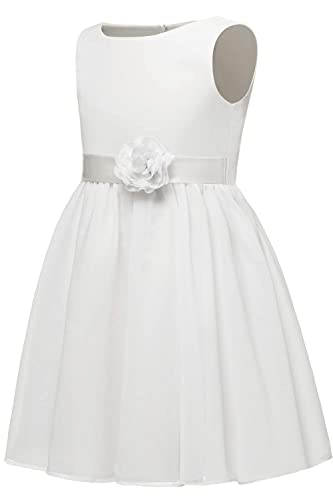 Chiffon Summer Flower Girl Dress Ruffled Junior Bridesmaid Wedding Party Dress4