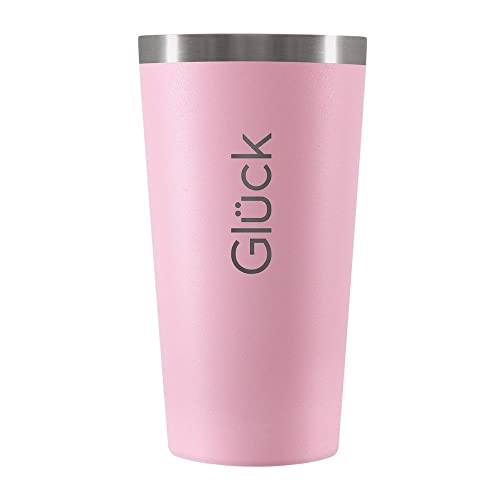 Copo Térmico Glück ST Sleek 473ml Quente/Frio Salmão