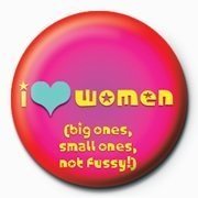 Grindstore Emblème I Love Women un accessoire symbolique à porter avec fierté