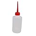 Aexit 250ml LDPE gauge Plastic Red Squeeze Mouth Industry Label Oil Liquid Glue Bottle