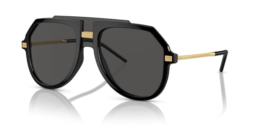 Dolce & Gabbana DG 6195 Shiny Black/Grey 45/14/145 men Sunglasses3