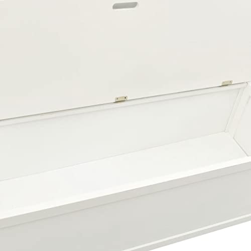 Miniatura 9 de Vidaxl Banco Madera Maciza Abeto Blanco 107x45x75,5 Cm