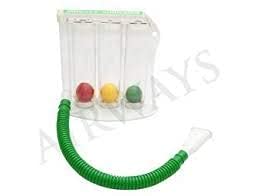 Airways spirometer 3 ball breathing exerciser 3060